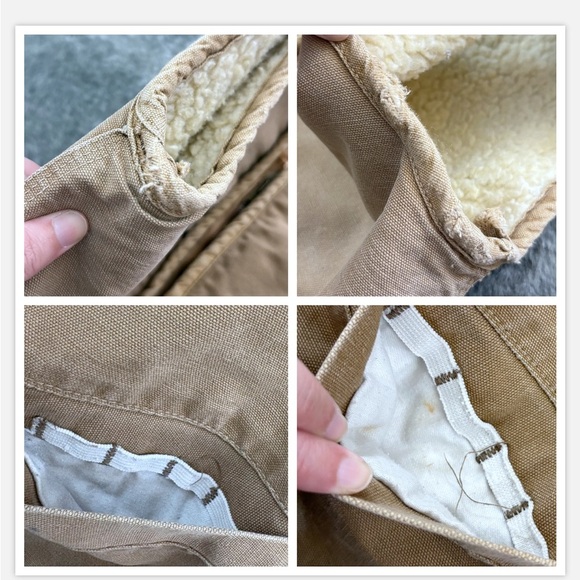 HTF Vintage 70s Sherpa Lined Carhartt Vest - Picture 9 of 12